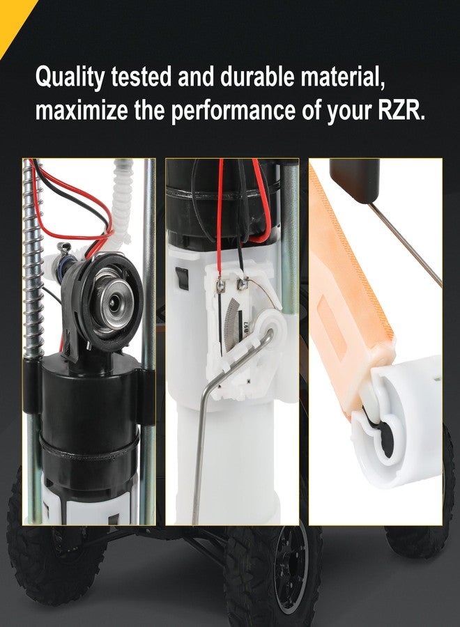 RALZAOTO مجموعة مضخة الوقود 47-1019 متوافقة مع بولاريس RZR 800 / RZR S 800 و RZR 4 800 موديلات 2008 و 2009 و 2010، بديلة للرقم 24-71019 - Image 3